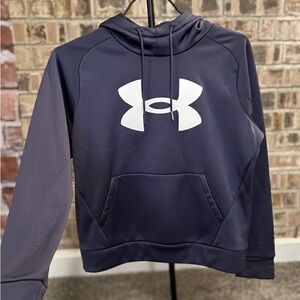 Under Armour Purple Hoodie with White Logo